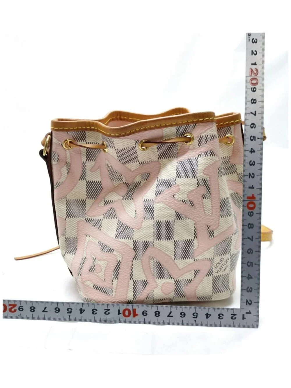 Authentic Louis Vuitton Tahitienne Nano Noé Pink Bucket Bag